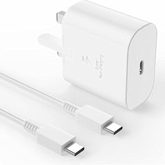 سامسونج شاحن منزلي بقوة 45 وات مع كابل من Type-C إلي Type-C بطول 1.8 متر -
