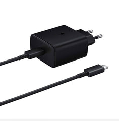 سامسونج شاحن منزلي بقوة 45 وات مع كابل من Type-C إلي Type-C بطول 1.8 متر -