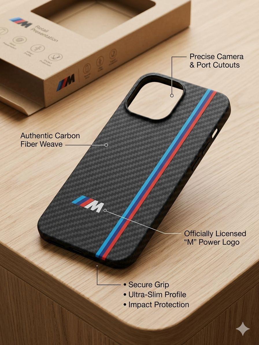 Carbon Fiber M-Sport Case for iPhone